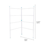 2 Fold Clothes Airer 4m