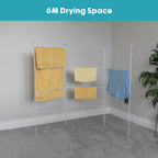3 Fold Clothes Airer 6m