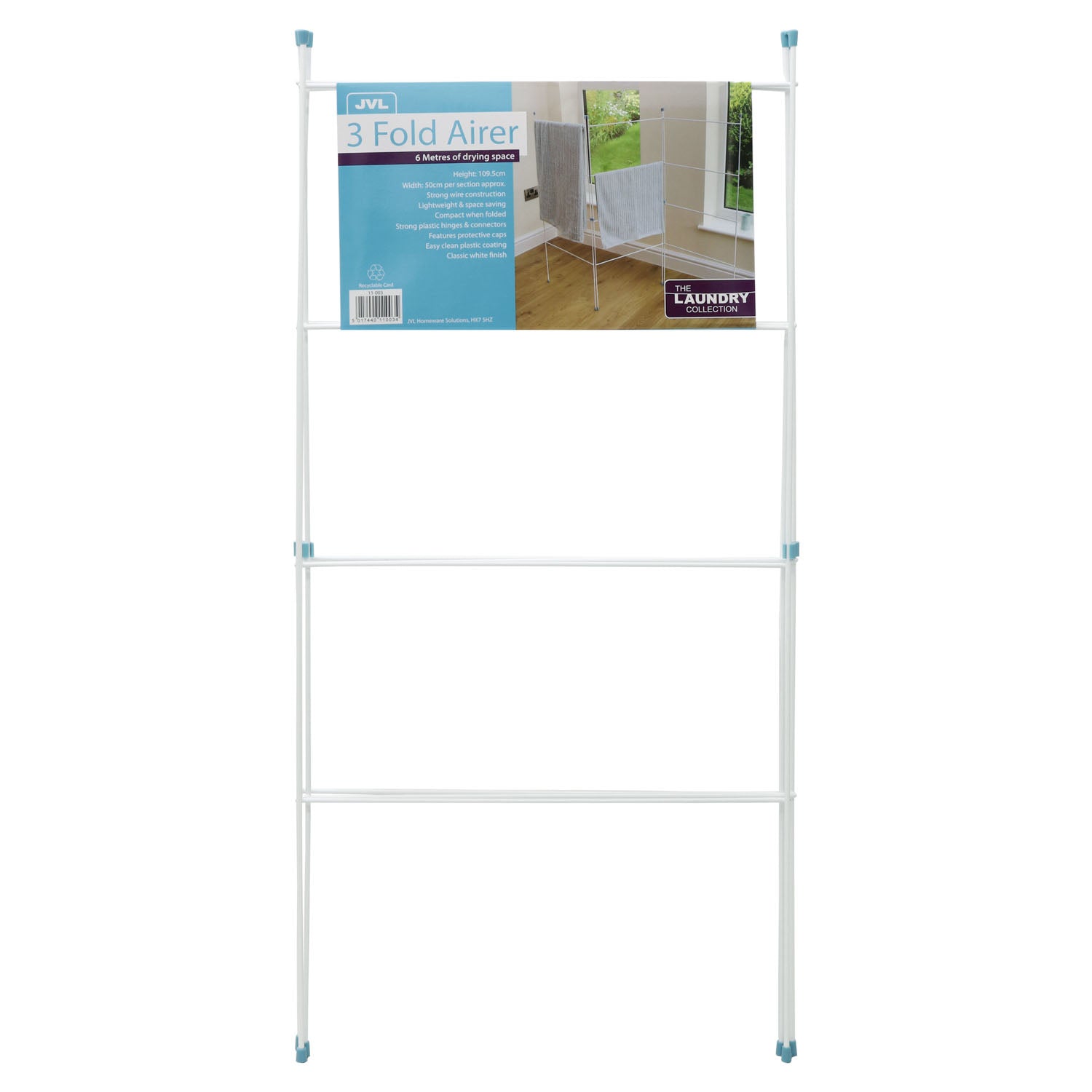 3 Fold Clothes Airer 6m