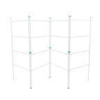 4 Fold Clothes Airer 8m