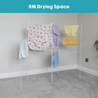4 Fold Clothes Airer 8m