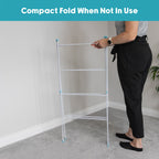 4 Fold Clothes Airer 8m
