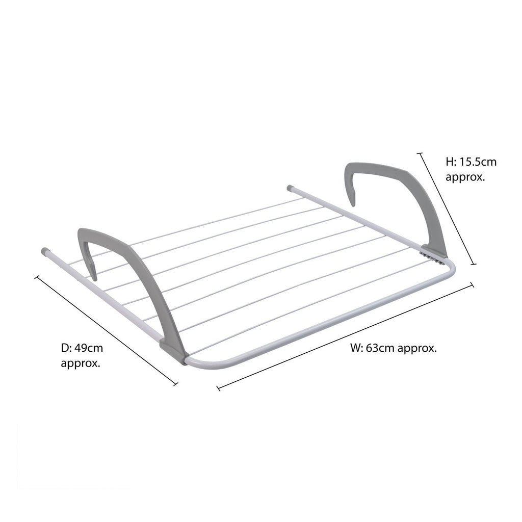 Over Door Radiator Clothes Drying Airer 6m (Pack of 2)