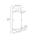 Over Door 2 Tier Drying Rack 8.5m