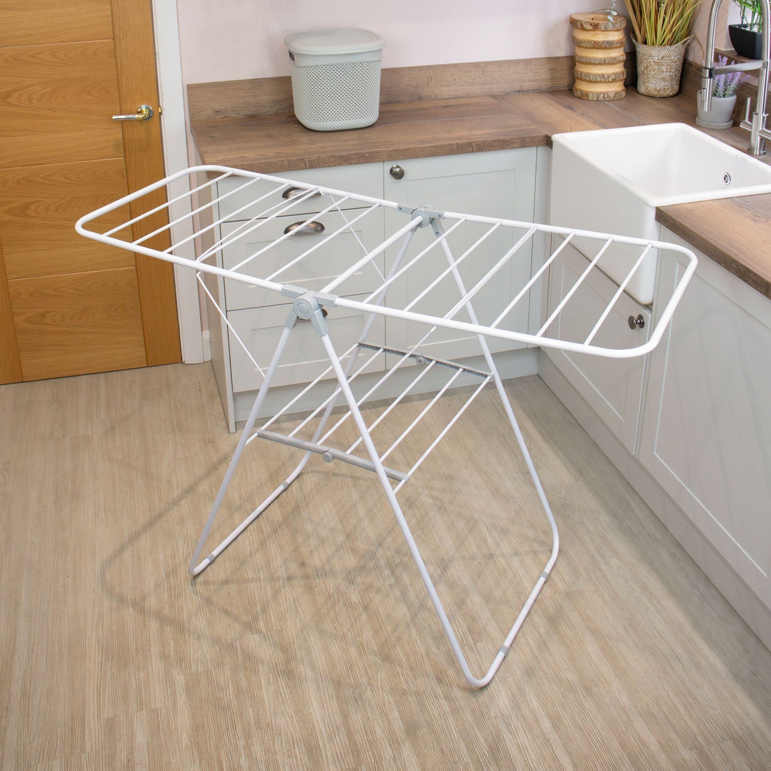 Strong Winged Clothes Drying Airer 12m