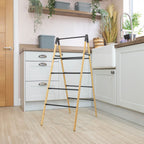 Bamboo Extendable 4 Tier Clothes Ladder