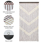 Provence Chevron Door Curtain