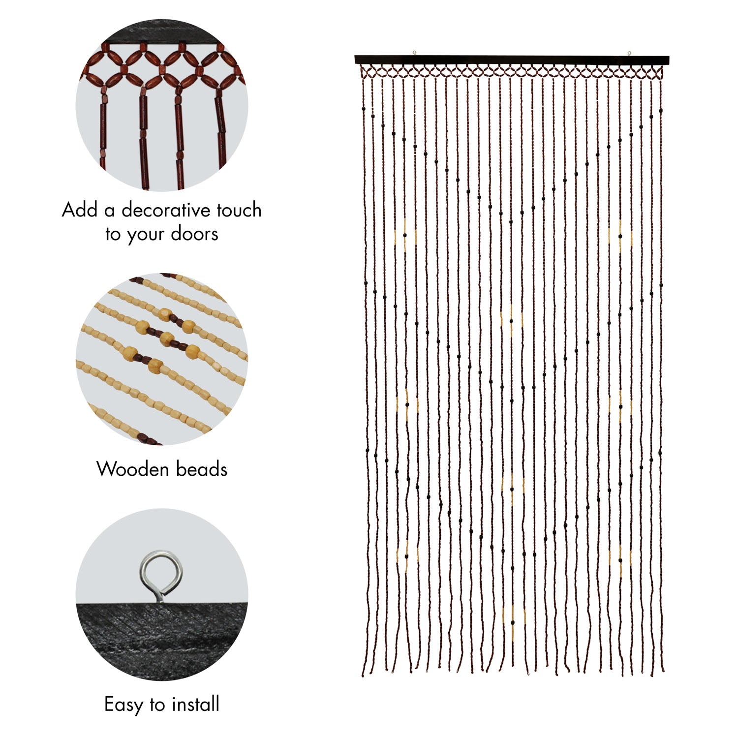 Tuscany Arrow Beaded Door Curtain
