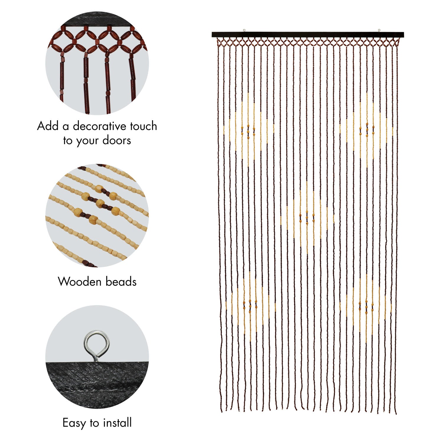 Tuscany Diamond Beaded Door Curtain