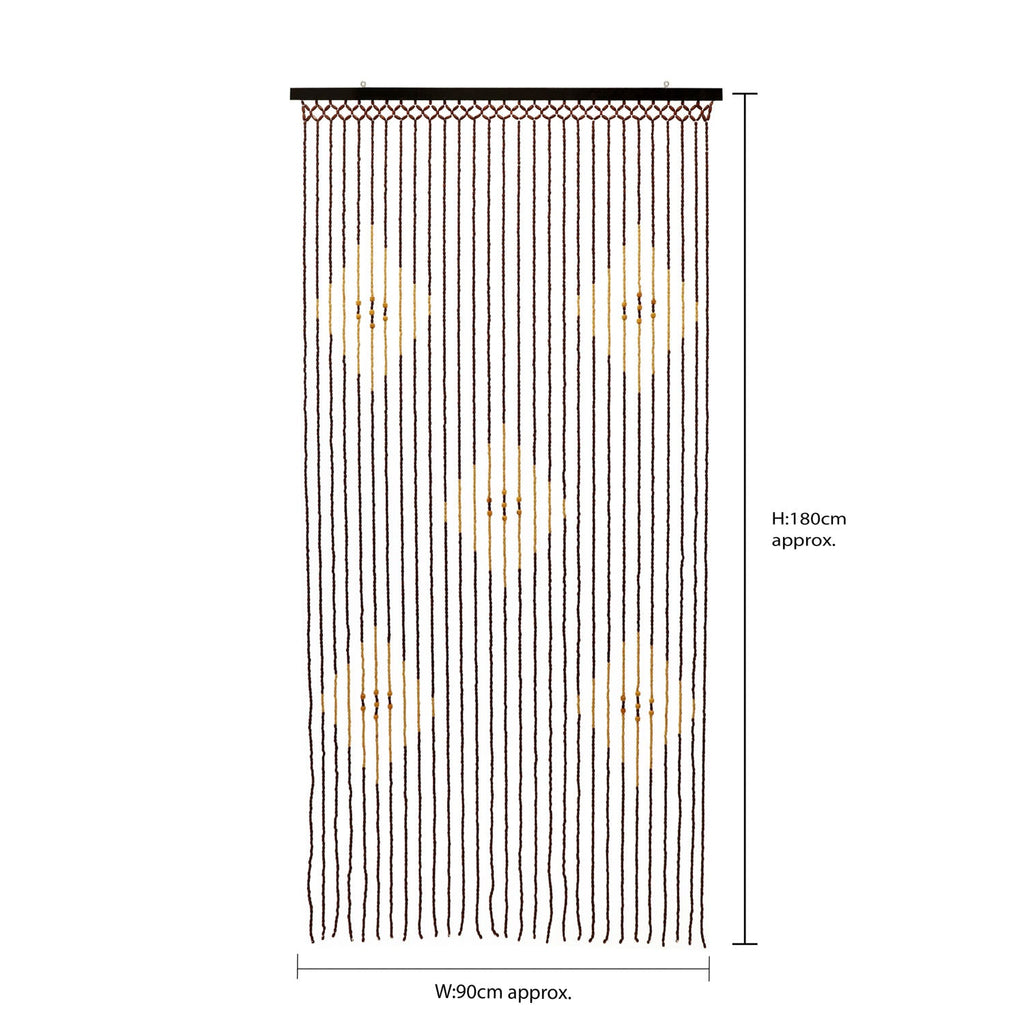 Tuscany Diamond Beaded Door Curtain
