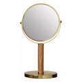 Cassini Gold Finish Iron Table Mirror