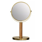 Cassini Gold Finish Iron Table Mirror