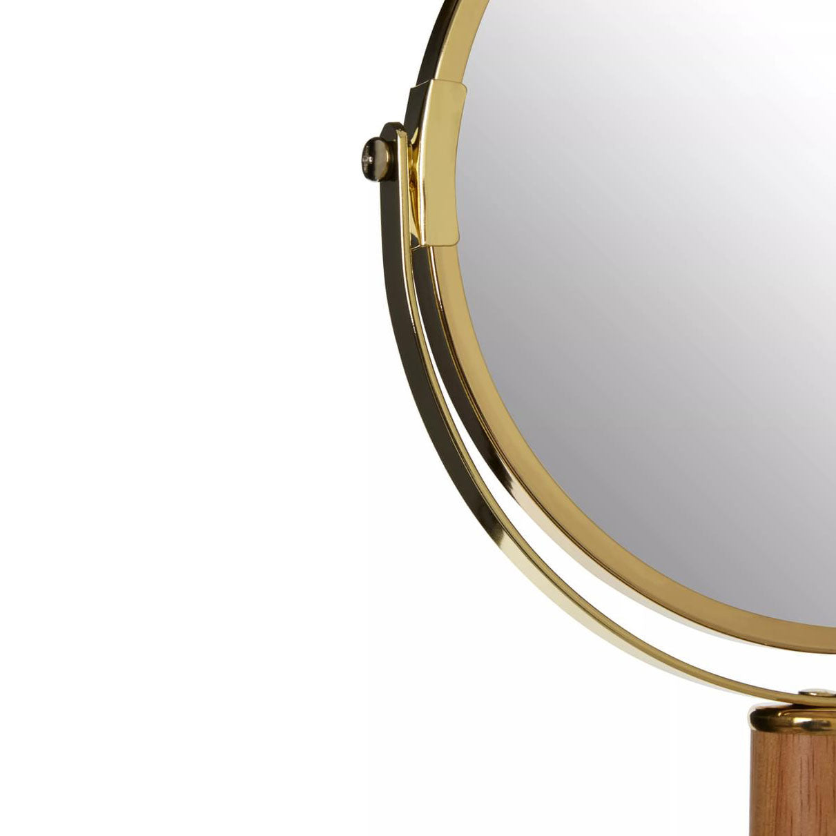 Cassini Gold Finish Iron Table Mirror