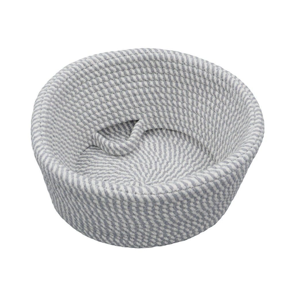 Edison Grey Round Belly Cotton Rope Storage Basket - Medium