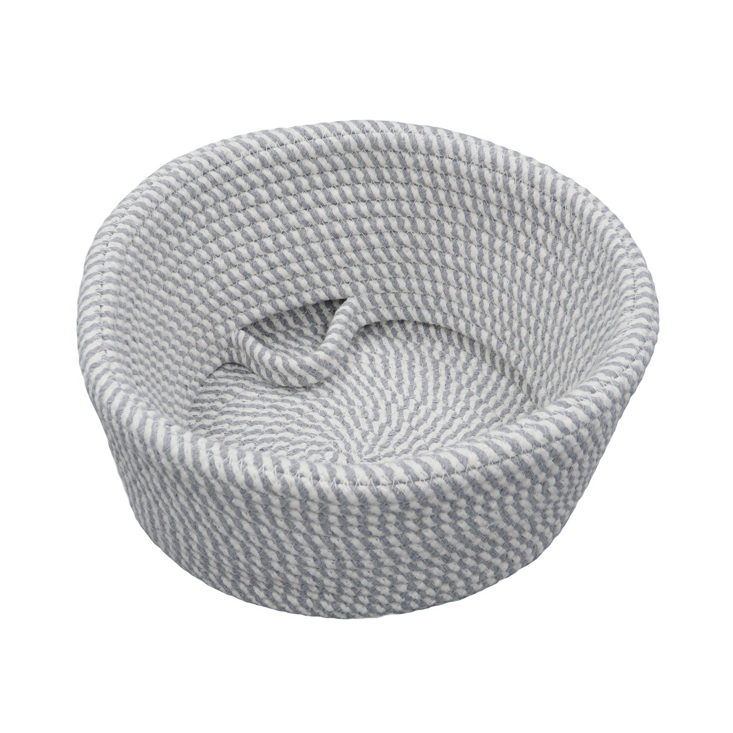 Edison Grey Round Belly Cotton Rope Storage Basket - Medium