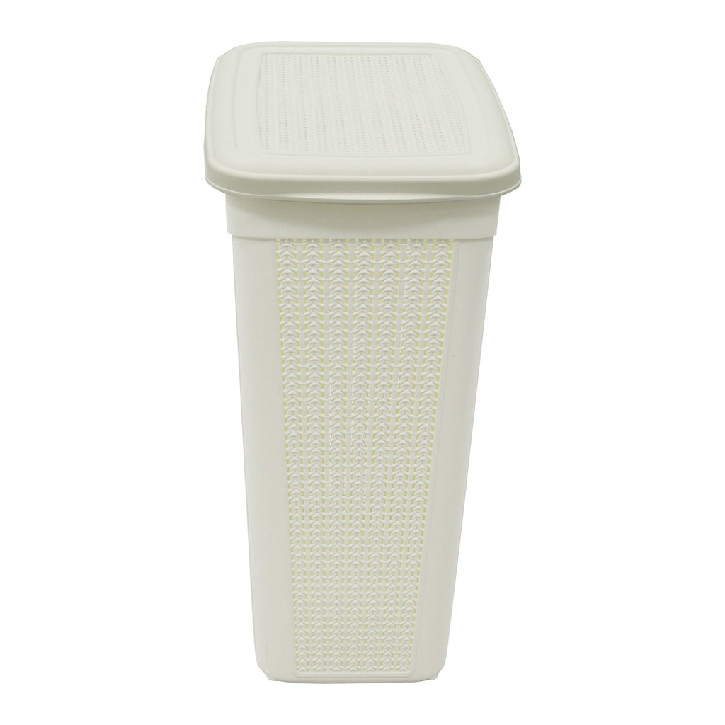 Loop  Ivory 43L Slim Laundry Basket