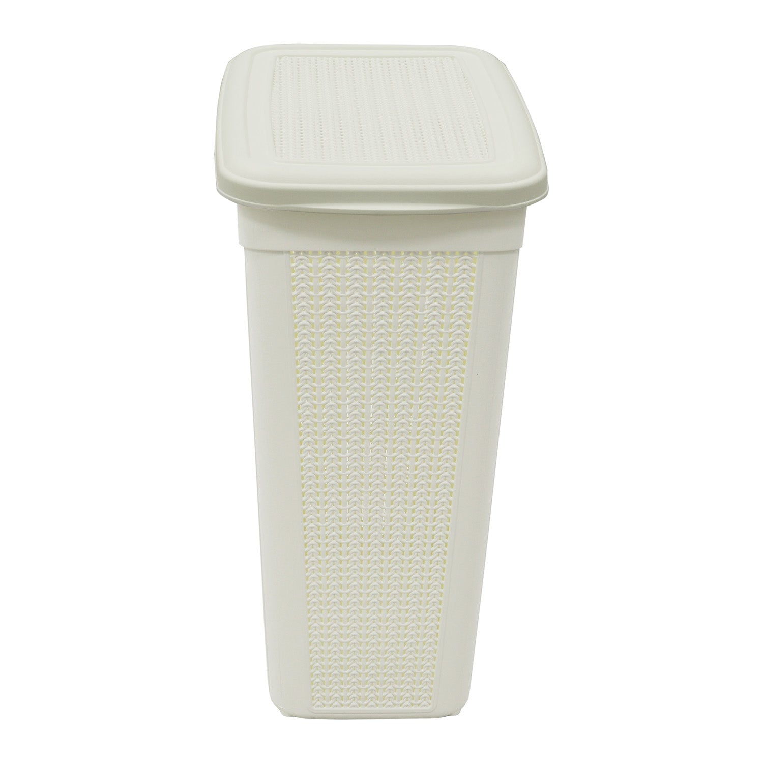 Loop  Ivory 43L Slim Laundry Basket
