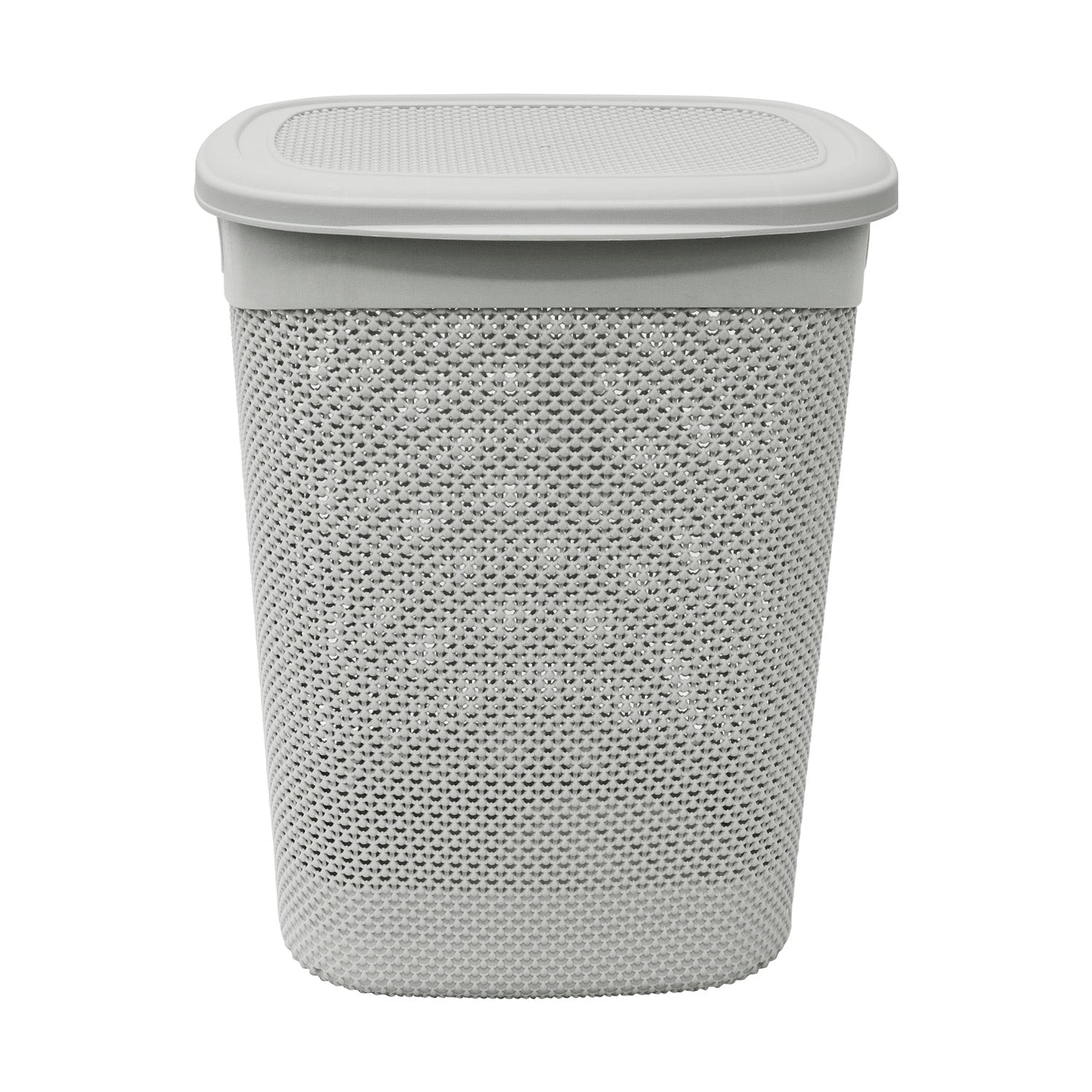Droplette Ice Grey 52L Laundry Basket