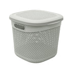 Droplette Ice Grey 15L Storage Basket with Lid