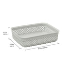 Droplette Ice Grey 2.2L Storage Basket