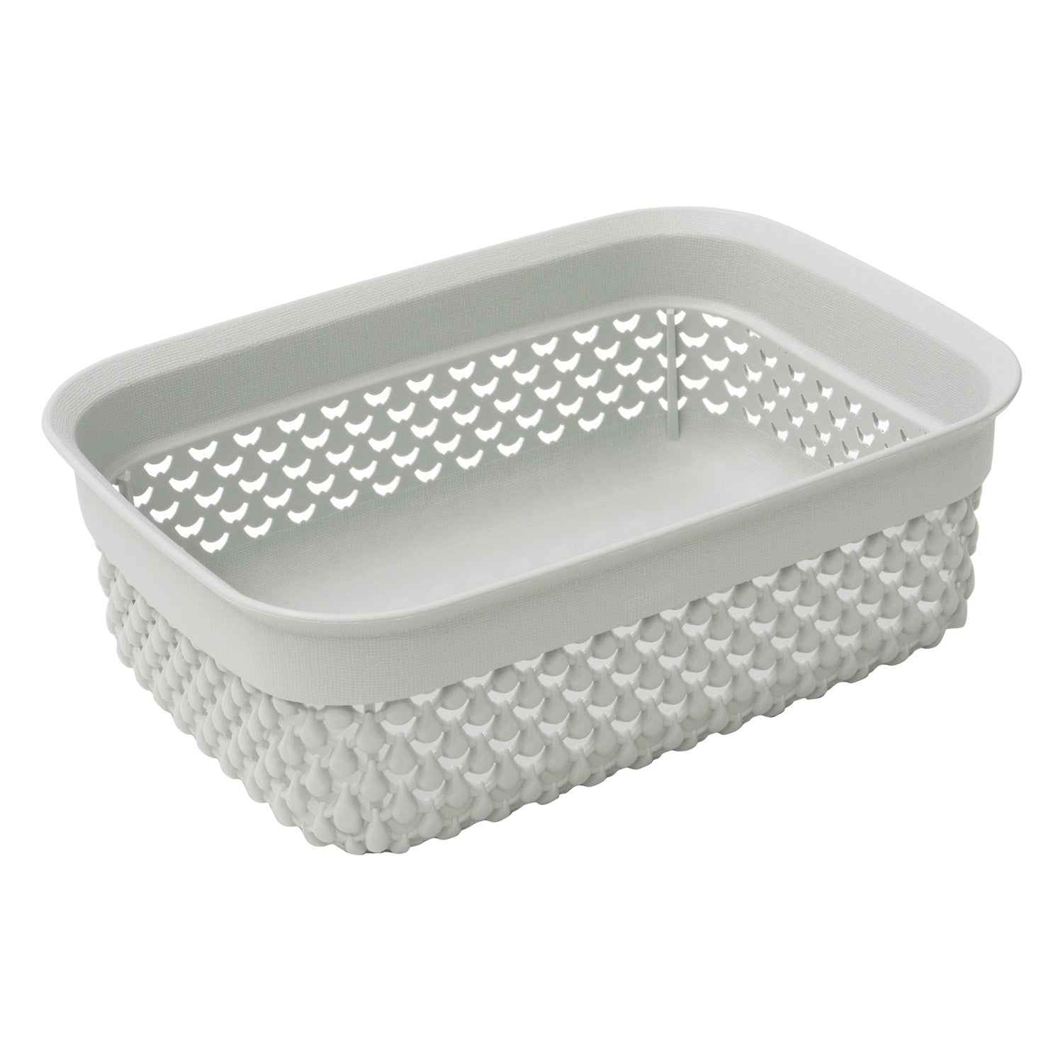 Droplette Ice Grey Set of Three Storage Baskets