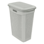 Droplette Ice Grey 43L Slim Laundry Basket