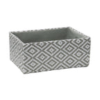 Argyle Set of 2 Rectangular Paper Storage Baskets