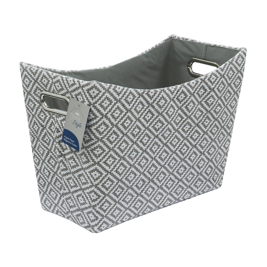 Argyle Paper Magazine Holder