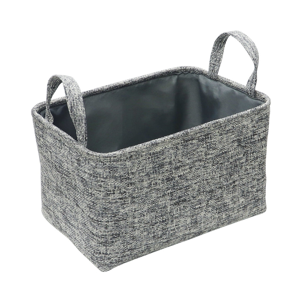 Urban Set of 3 Rectangular Paper Storage Baskets with Handles