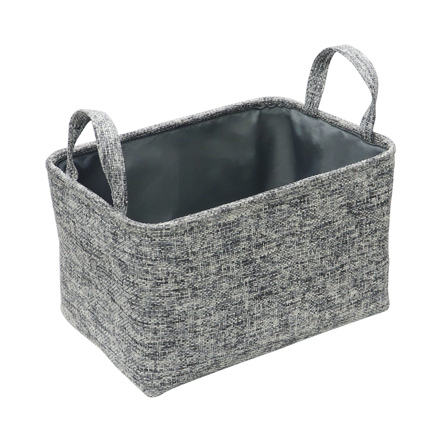 Urban Set of 3 Rectangular Paper Storage Baskets with Handles