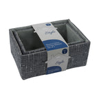 Shadow Set of 2 Rectangular Fabric Storage Baskets