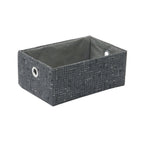 Shadow Set of 3 Rectangular Fabric Storage Baskets
