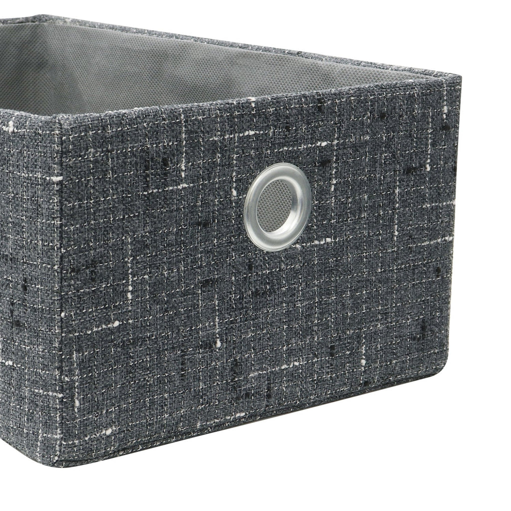 Shadow Set of 3 Rectangular Fabric Storage Baskets