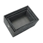 Shadow Set of 3 Rectangular Fabric Storage Baskets