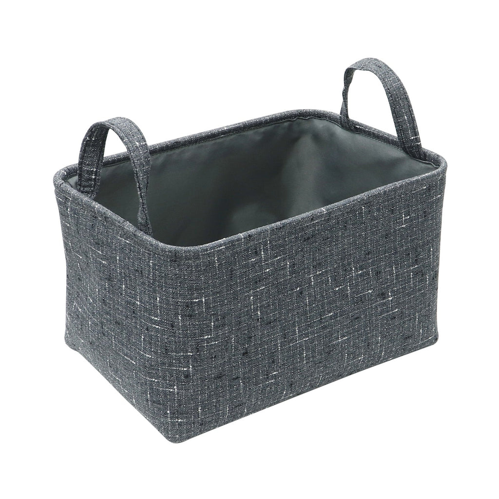 Shadow Set of 3 Rectangular Fabric Storage Baskets with Handles