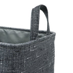 Shadow Set of 3 Rectangular Fabric Storage Baskets with Handles