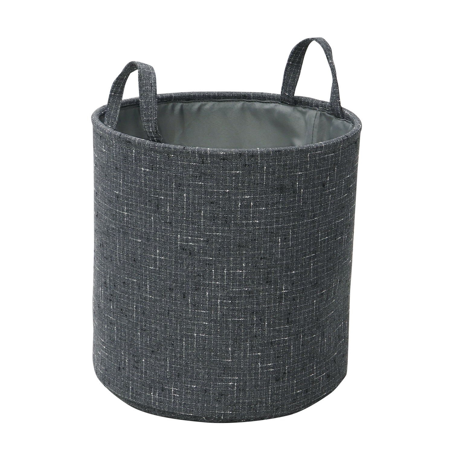 Shadow Set of 3 Round Fabric Storage Baskets