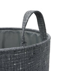 Shadow Set of 3 Round Fabric Storage Baskets