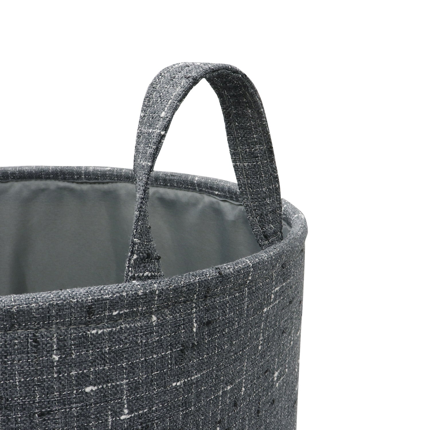Shadow Set of 3 Round Fabric Storage Baskets