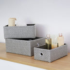 Silva Set of 3 Rectangular Fabric Storage Baskets