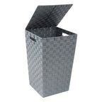 Vichy Square Nylon Laundry Hamper