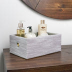 Serena Grey Set of 3 Rectangular Storage Baskets