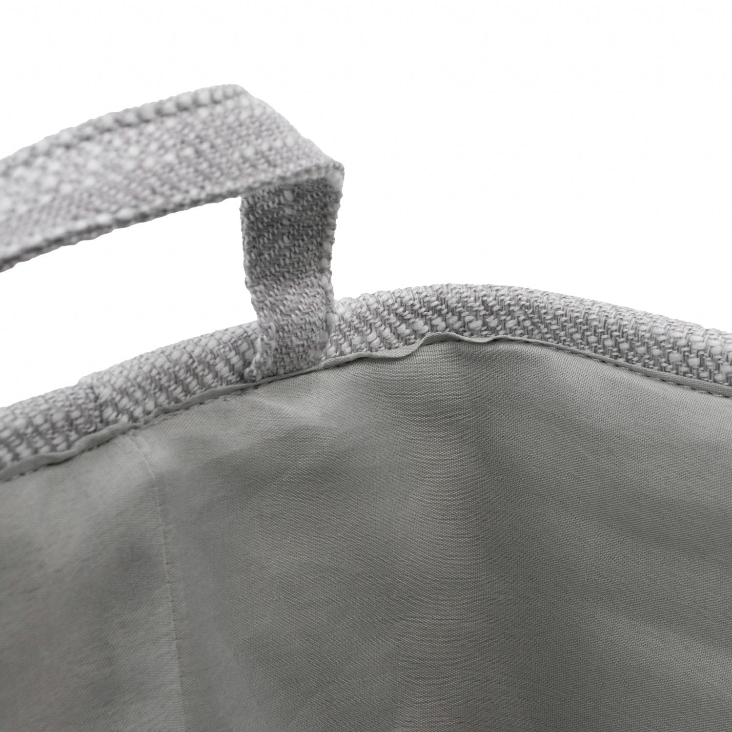 Serena Grey Rectangular Storage Basket with Handles