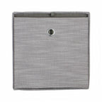 Serena Grey Foldable Cube Organiser Box with Lid