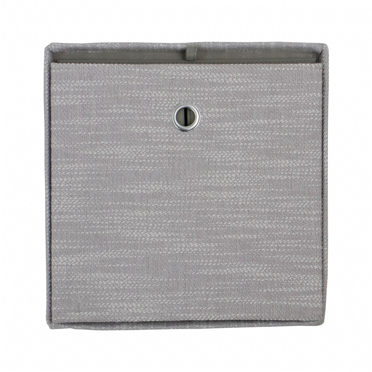 Serena Grey Foldable Cube Organiser Box with Lid
