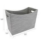 Serena Grey Magazine Storage Holder