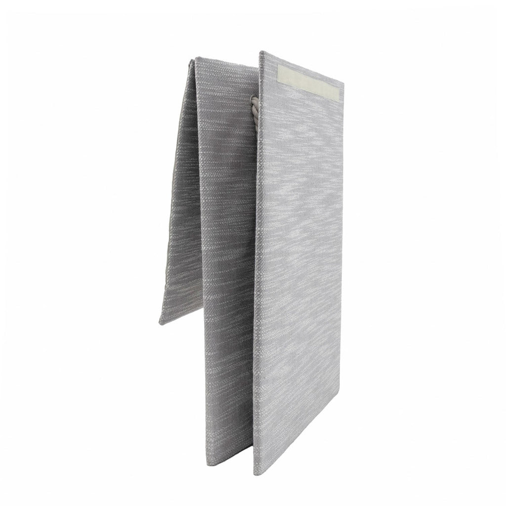 Serena Grey Foldable Laundry Hamper with Lid