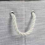 Serena Grey Foldable Laundry Hamper with Lid