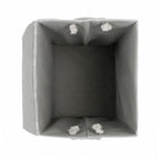 Serena Grey Foldable Laundry Hamper with Lid