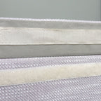 Serena Grey Foldable Laundry Hamper with Lid
